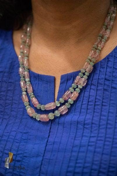 Turmoline & Emerald Mala-0