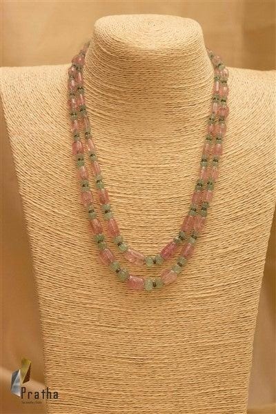 Turmoline & Emerald Mala-1