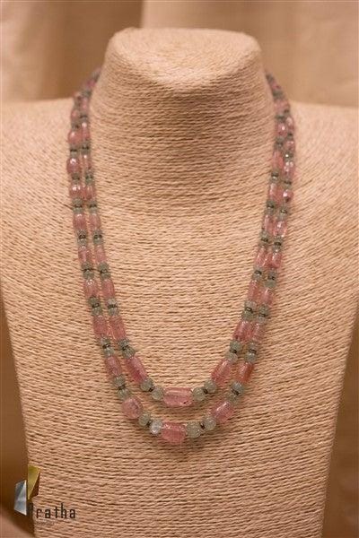 Turmoline & Emerald Mala-2