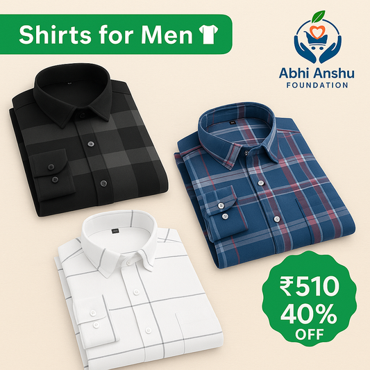 Pack of 3 Check Shirts